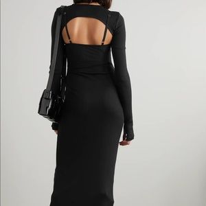 Helmut Lang Ribbed Base Midi Dress